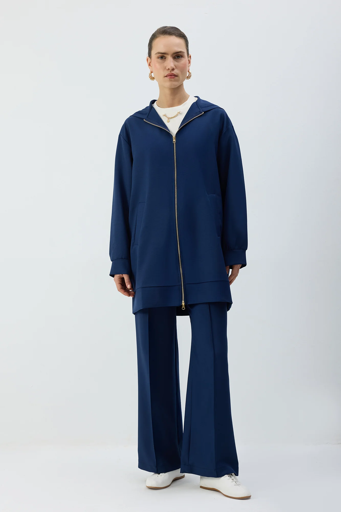 ZIP-UP HOODED JACKET - Image 2