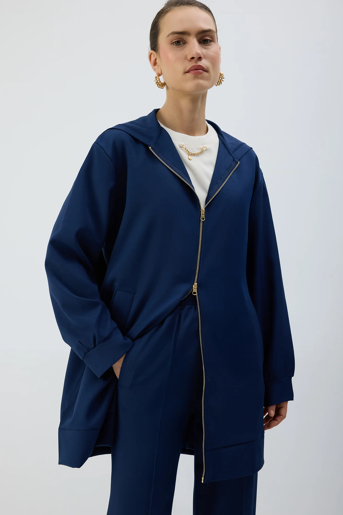 ZIP-UP HOODED JACKET - Image 4