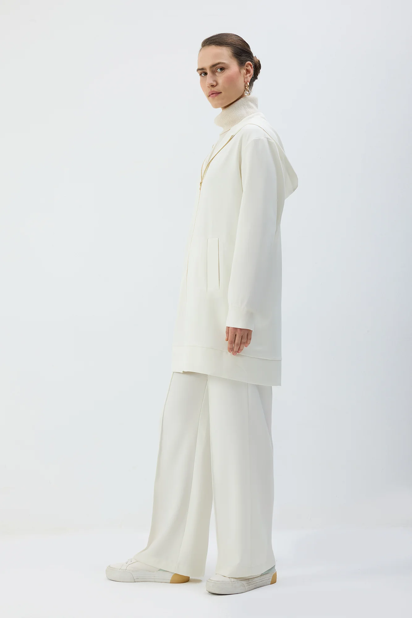 ZIP-UP HOODED JACKET - Image 4