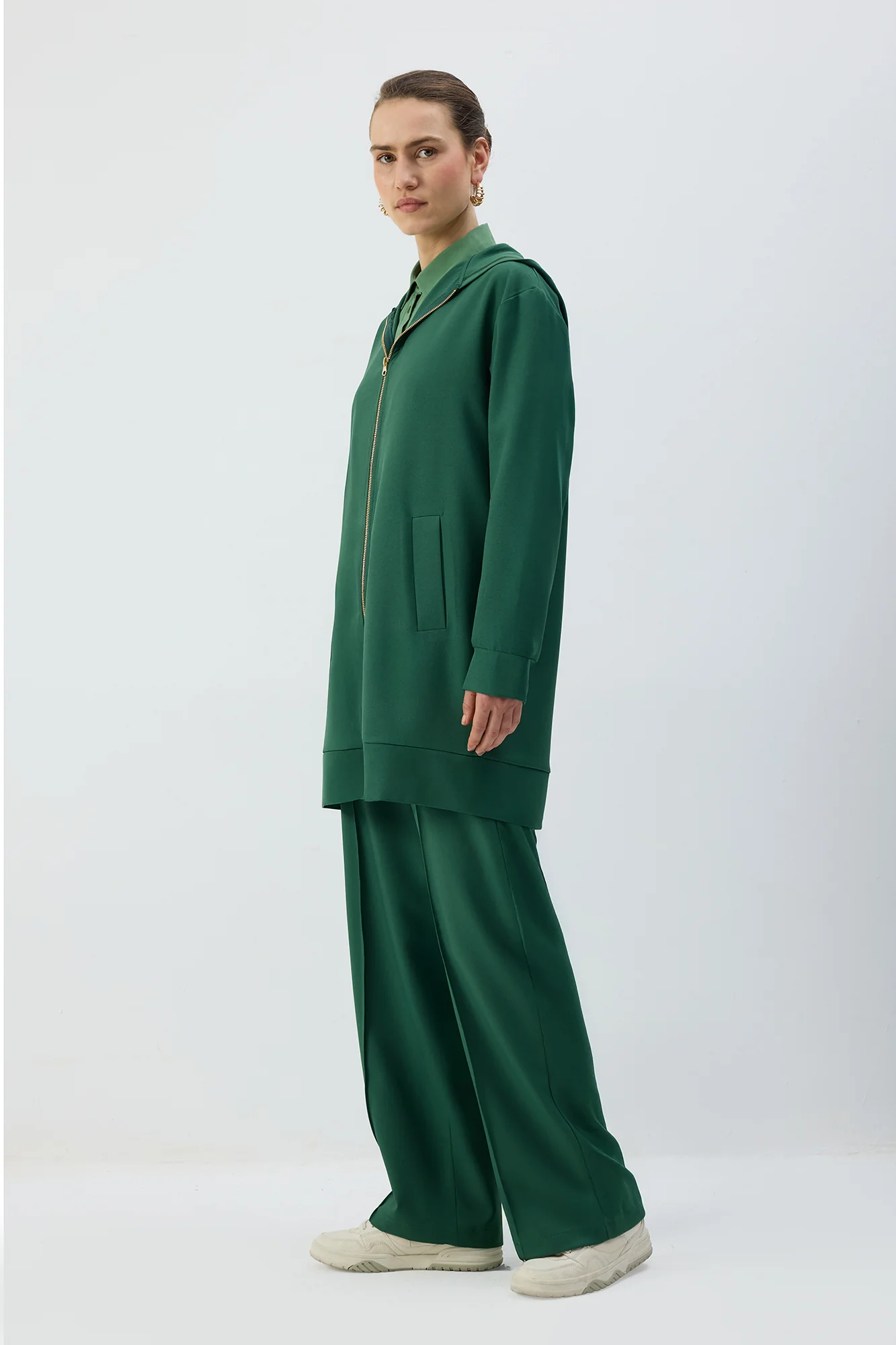 ZIP-UP HOODED JACKET - Image 5