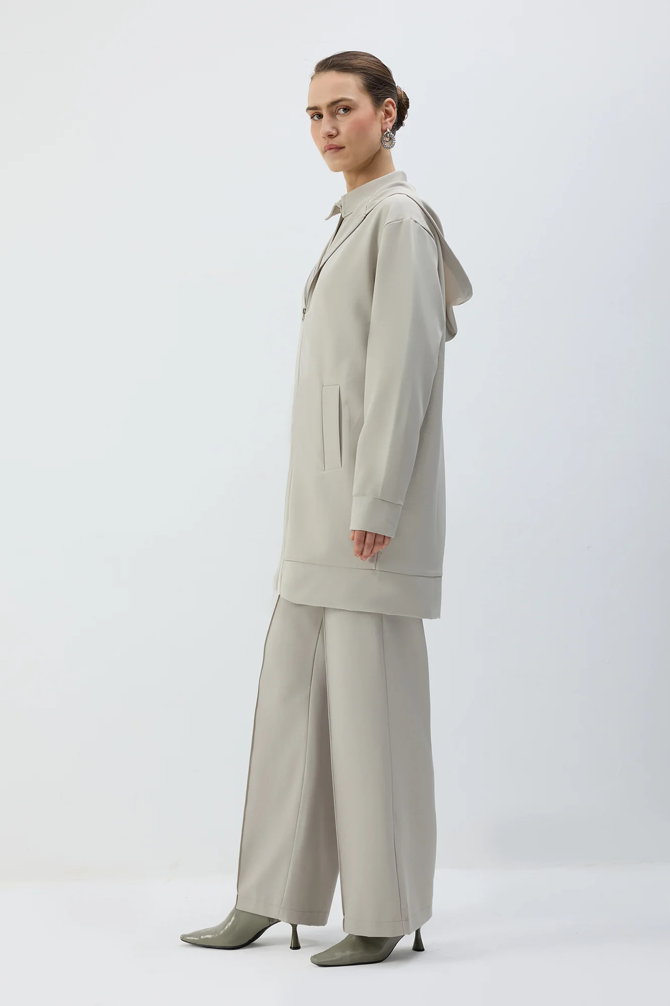 ZIP-UP HOODED JACKET - Image 5