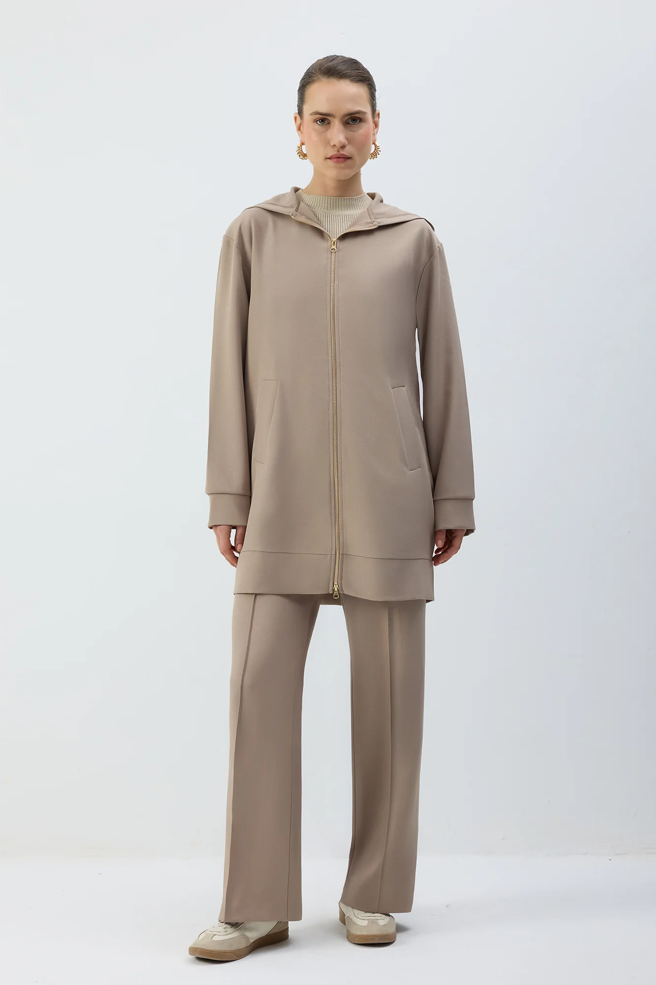 ZIP-UP HOODED JACKET - Image 2