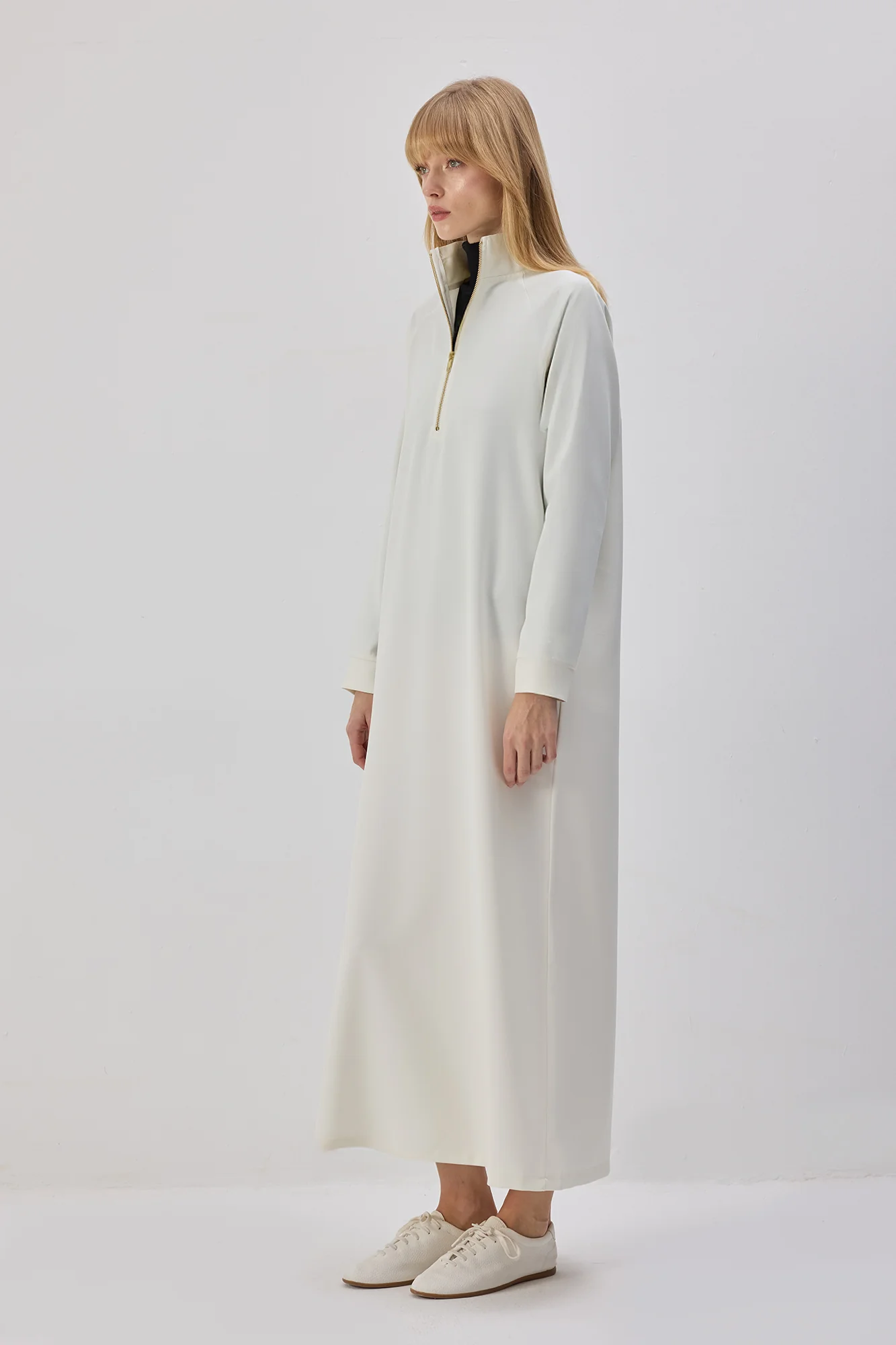 ZIP-UP STRAIGHT DRESS - Image 5