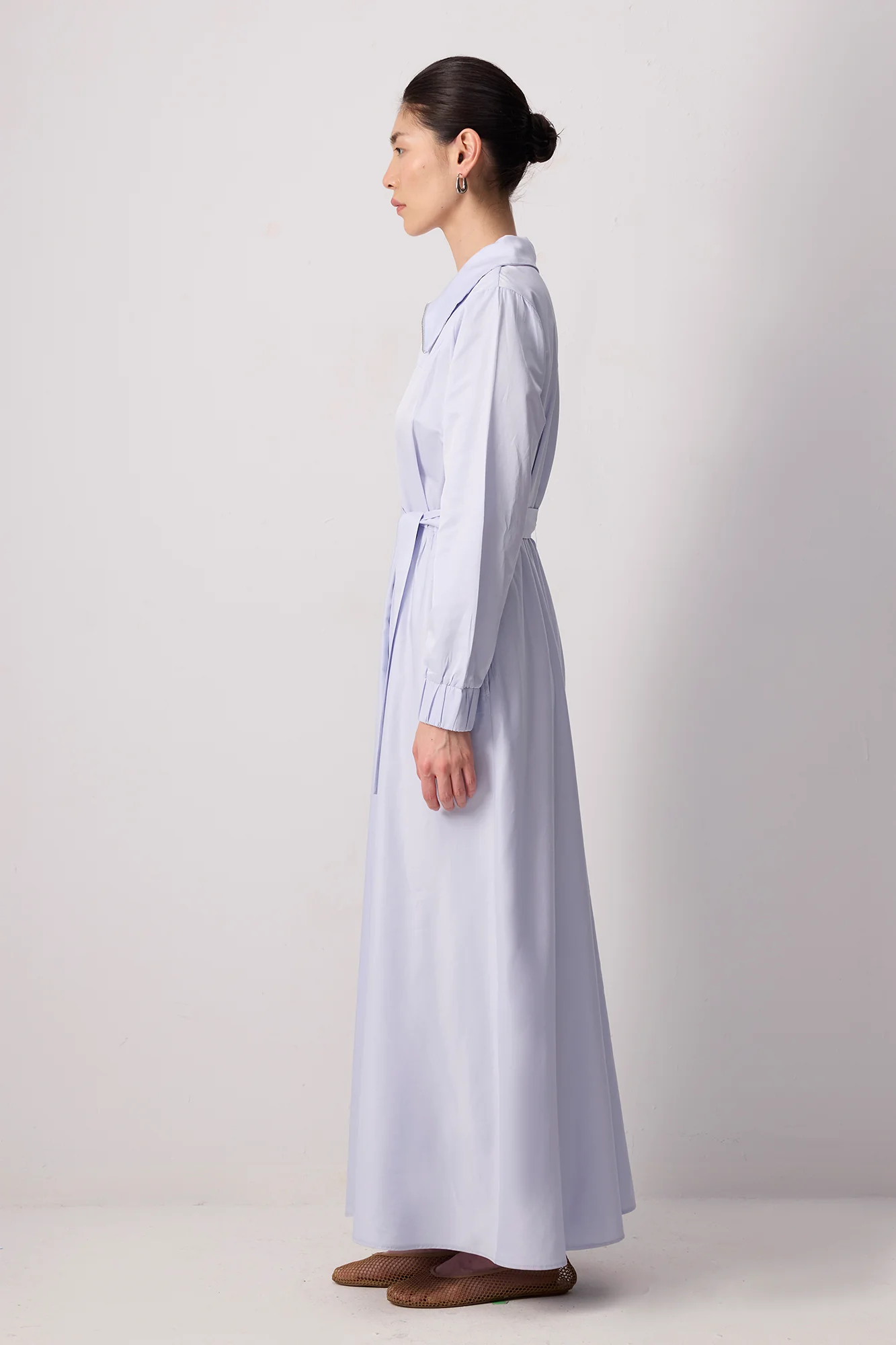 ZIPPERED COLLAR DRESS - Image 3