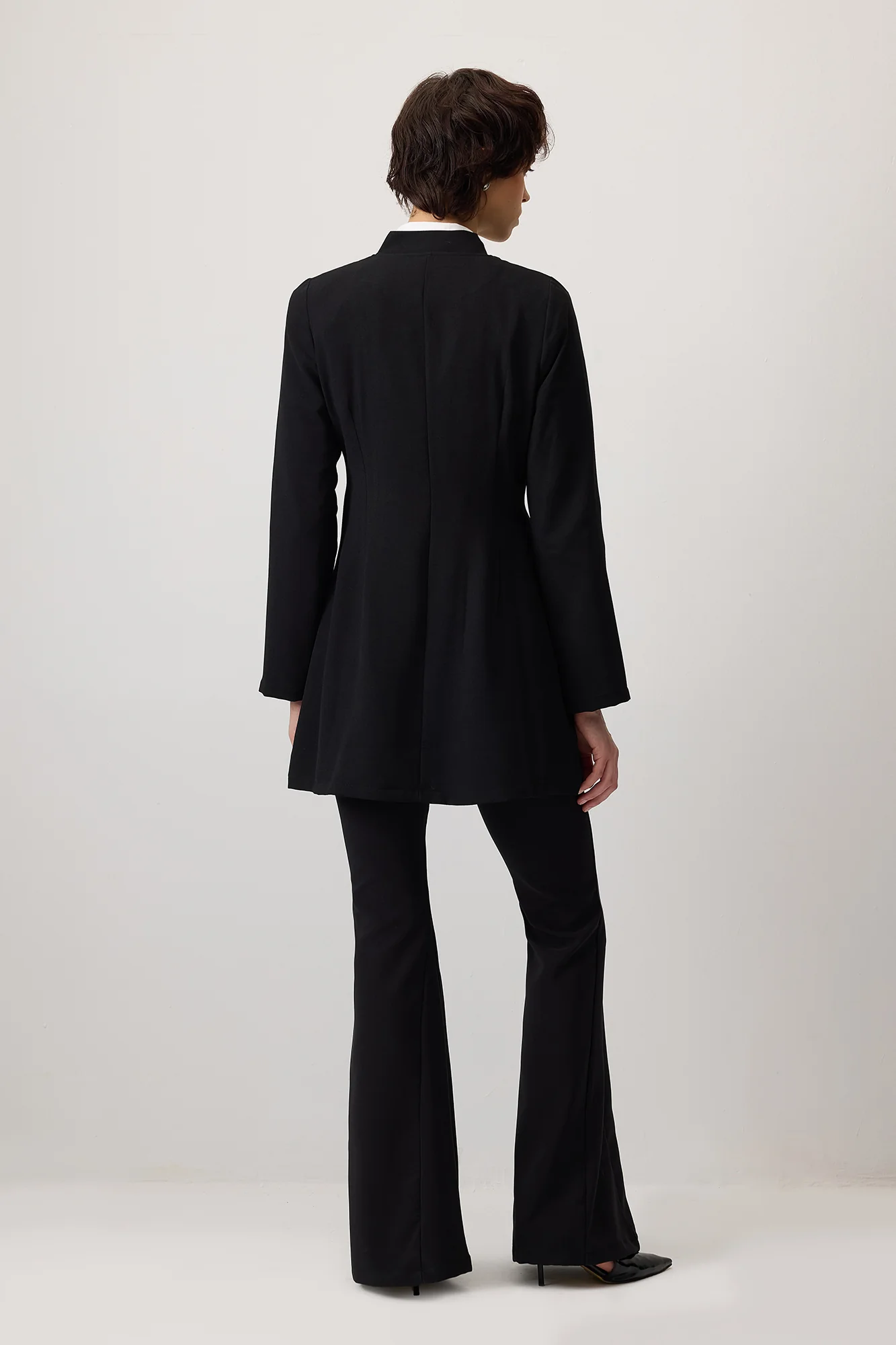 ZIPPERED CREPE JACKET - Image 6